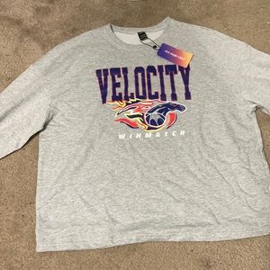 Shein long sleeve oversized Graphic Shirt.